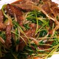 ツバミックス's cooksnap of when they made もやし、豆苗、牛肉青椒肉絲風.