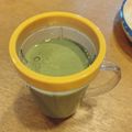 maaamin☆11's cooksnap of when they made ハマる豆乳バナナ青汁断食ドリンク.