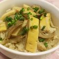 naki1227's cooksnap of when they made 簡単♡筍ご飯♡舞茸入り混ぜご飯2合.