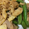 オー美味しいご飯's cooksnap of when they made 豚こま肉と春野菜のバター醤油炒め.