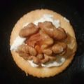 inLondon's cooksnap of when they made 簡単カナッペ～水切りヨーグルト＋胡桃蜂蜜.