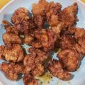 SMMN's cooksnap of when they made 韓国のあの味！ハニーチキン ハニー唐揚げ.