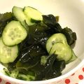 ケンコウママ's cooksnap of when they made 簡単◎きゅうりとわかめの酢の物.