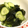 ケンコウママ's cooksnap of when they made 簡単◎きゅうりとわかめの酢の物.