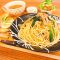 のんちごはん♡'s cooksnap of when they made ほうれん草とえのきのピリッと和風パスタ.