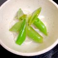 ルぴあ's cooksnap of when they made スナップエンドウと新玉で！春の塩麹マリネ.