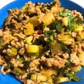 かぴーな's cooksnap of when they made ☆セロリ＆豚挽肉のオイスターソース炒め☆.