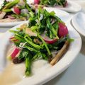 ｸﾏﾘｴ's cooksnap of when they made ラディッシュの葉としらすのバター炒め.