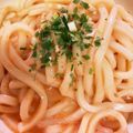 クックZHE52P☆'s cooksnap of when they made ほぼ3分で完成！明太クリームうどん♡.