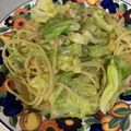 クックCKTE5T☆'s cooksnap of when they made 春キャベツ引き立つアンチョビパスタ.