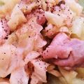 クックO52GDF☆'s cooksnap of when they made 鶏ももとキャベツのガリバタ炒め★.