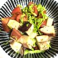 夕飯は６時です's cooksnap of when they made 爽やか、タコと野菜のわさレモンサラダ。.