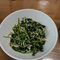 うじえり's cooksnap of when they made カリカリしらすとほうれん草のナムル.