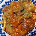 63pyon's cooksnap of when they made 簡単セロリと茄子でミートボールのトマト煮.