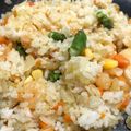 たっこぉ's cooksnap of when they made アスパラとえびのピラフ.