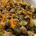 Azuzu☆'s cooksnap of when they made ご飯に合う☆茄子の挽肉炒め.