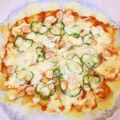 クマちー's cooksnap of when they made レンジで簡単！じゃがいもピザ.