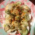 inLondon's cooksnap of when they made 胡瓜と茹で卵とベーコンのたぬきトースト.