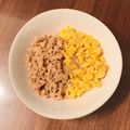 3yes's cooksnap of when they made 鶏そぼろ、いり卵ﾊﾟﾗﾊﾟﾗのコツ.