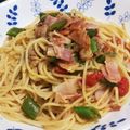 rien_s's cooksnap of when they made サヤエンドウとトマトのレモンパスタ.