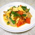＠迷子＠'s cooksnap of when they made 豚バラとニラ卵トマト炒め.