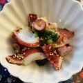 ☆hikonyan☆'s cooksnap of when they made おつまみに♪葱たこ・レモン風味.