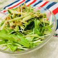 U☆kaoru's cooksnap of when they made 水菜ときゅうりのツナポン酢サラダ.