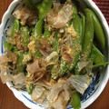 ちゃぎー's cooksnap of when they made 絹さやのゴマ和え.
