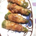 ひかたわ's cooksnap of when they made 簡単おかず■ピーマンチーズ肉巻き.