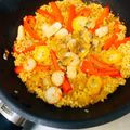 まるがりーた1215's cooksnap of when they made ランチにパエリア☆ニトスキで簡単一人分！.