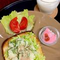 ルぴあ's cooksnap of when they made ポテトサラダ　トースト.