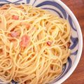たこむら's cooksnap of when they made 簡単*和風ガーリックたらこパスタ*.
