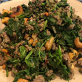 クック1OC20D☆'s cooksnap of when they made ラム挽肉とパクチーと松の実の炒め物.