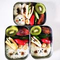 島猫。's cooksnap of when they made キャラ弁 うさぎさん.