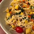 1035's cooksnap of when they made 彩り野菜のショートパスタ.