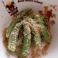クックCSY0XN☆'s cooksnap of when they made レンジで簡単！スナップエンドウの胡麻和え.