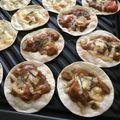 ponsyuke♪'s cooksnap of when they made ♡残ったカレーと餃子の皮でパリパリピザ♡.