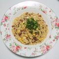 もぐ・ω・くま's cooksnap of when they made きのこと白滝のダイエット納豆チャーハン♡.