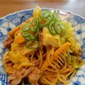yonkosan's cooksnap of when they made たけのこと春キャベツの和風パスタ.