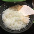 moooomin♪'s cooksnap of when they made STAUBで蓋を閉めたまま白米を炊く.