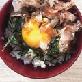 はははるかかか's cooksnap of when they made カツオ節＆刻み海苔の●たまごごはん丼.