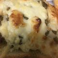 snow012's cooksnap of when they made とろろ昆布チーズトースト！？.