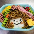 とむとむあき's cooksnap of when they made キャラ弁☆焼きそばDE女の子.