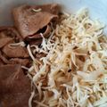 カクヨ's cooksnap of when they made チーズ肉うどん.
