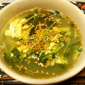 まい1141's cooksnap of when they made ゴマ香る！豆苗とわかめの簡単中華スープ.