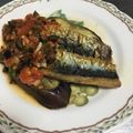 みんちゃんらぶ's cooksnap of when they made 鰯のソテー☆フレッシュトマトソース.