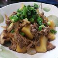 wakamegu's cooksnap of when they made こっくり♡牛肉とじゃがいもの甘辛煮.