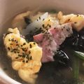 アチャこ's cooksnap of when they made ベーコンとほうれん草のふわふわ卵スープ.