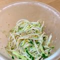 yuka119's cooksnap of when they made もやしときゅうりのさっぱりナムル♪.