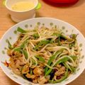 yuka119's cooksnap of when they made 豚もやしピーマン炒め★極みソース仕立て.